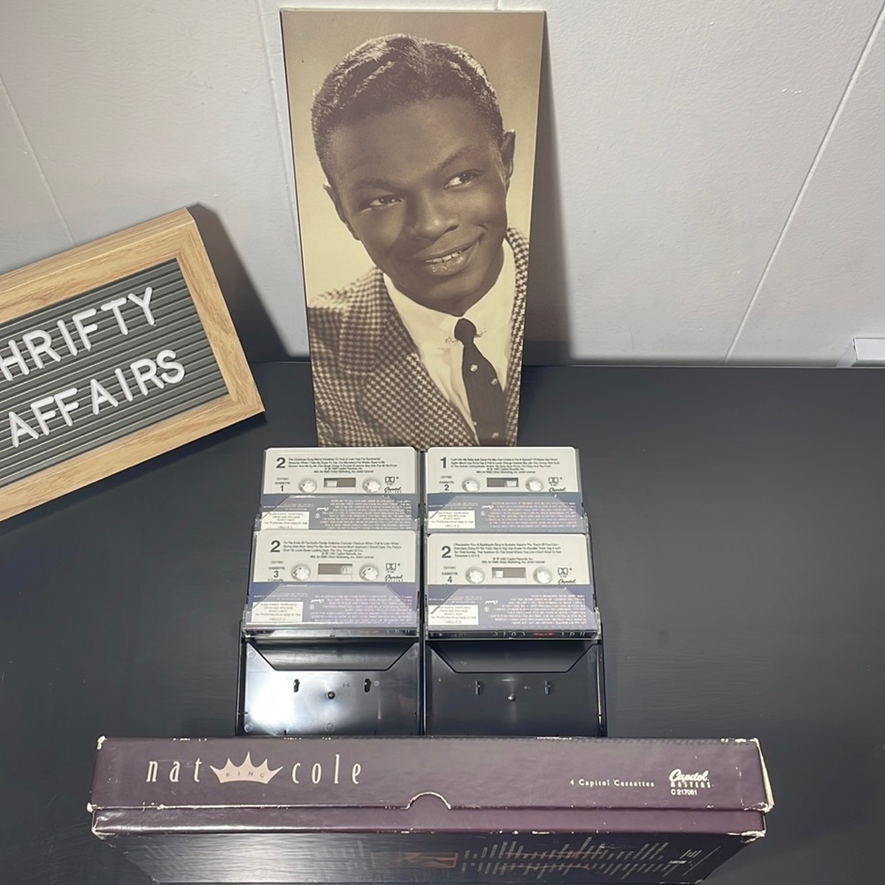 Nat King Cole 4 CD Box Set, 1992 Capitol Masters C217061